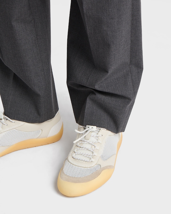 Baskets Speedrock en cuir et mesh - Talc Baskets Speedrock en cuir et mesh - Talc