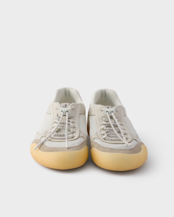 Baskets Speedrock en cuir et mesh - Talc Baskets Speedrock en cuir et mesh - Talc