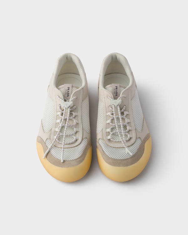 Baskets Speedrock en cuir et mesh - Talc Baskets Speedrock en cuir et mesh - Talc