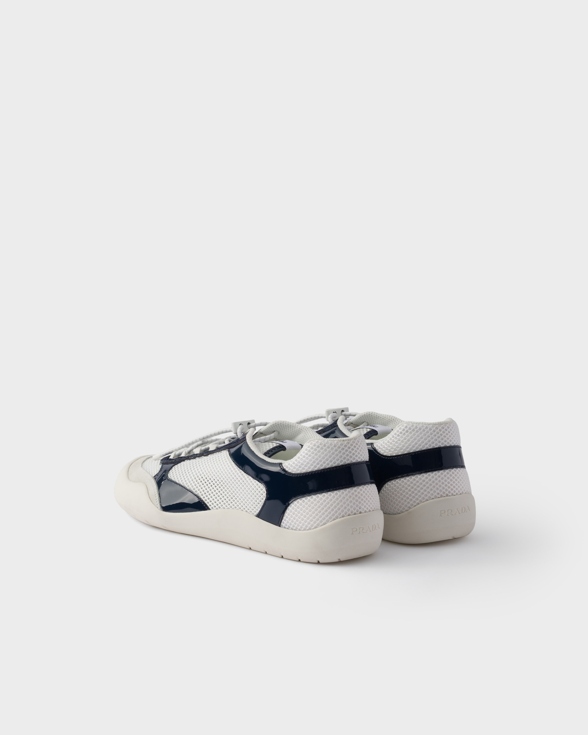 Royal Blue Speedrock patent leather and mesh fabric sneakers