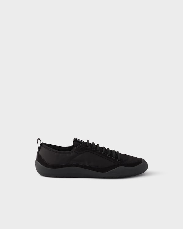 Speedrock Re-Nylon and suede sneakers - Black Speedrock Re-Nylon and suede sneakers - Black