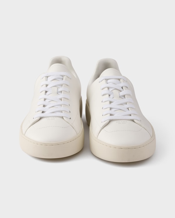 코트 가죽 스니커즈 - 화이트 코트 가죽 스니커즈 - 화이트