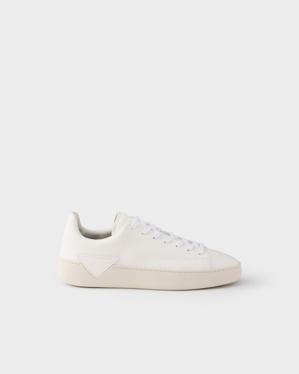 코트 가죽 스니커즈 - 화이트 코트 가죽 스니커즈 - 화이트