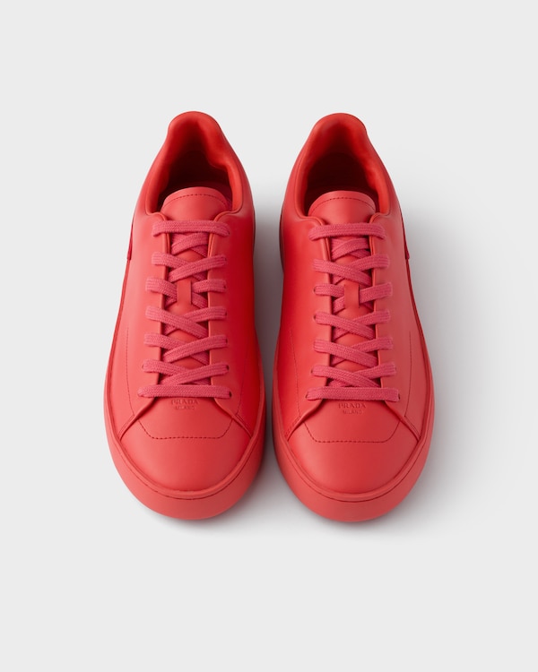 Court leather sneakers - Coral Court leather sneakers - Coral