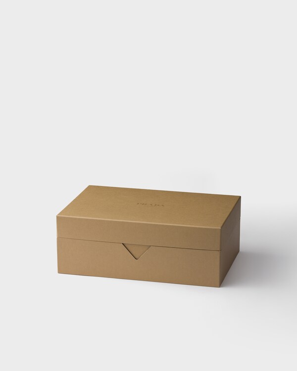 Court leather sneakers - Noisette Court leather sneakers - Noisette