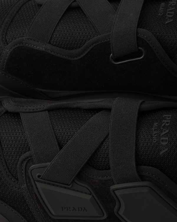 Sneakers Speedrock in pelle e tessuto rete - Nero Sneakers Speedrock in pelle e tessuto rete - Nero