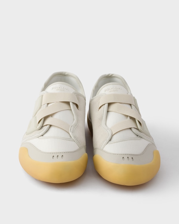 Speedrock Sneaker aus Leder und Meshgewebe - Kristall Speedrock Sneaker aus Leder und Meshgewebe - Kristall