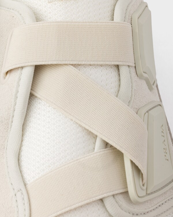Speedrock Sneaker aus Leder und Meshgewebe - Kristall Speedrock Sneaker aus Leder und Meshgewebe - Kristall