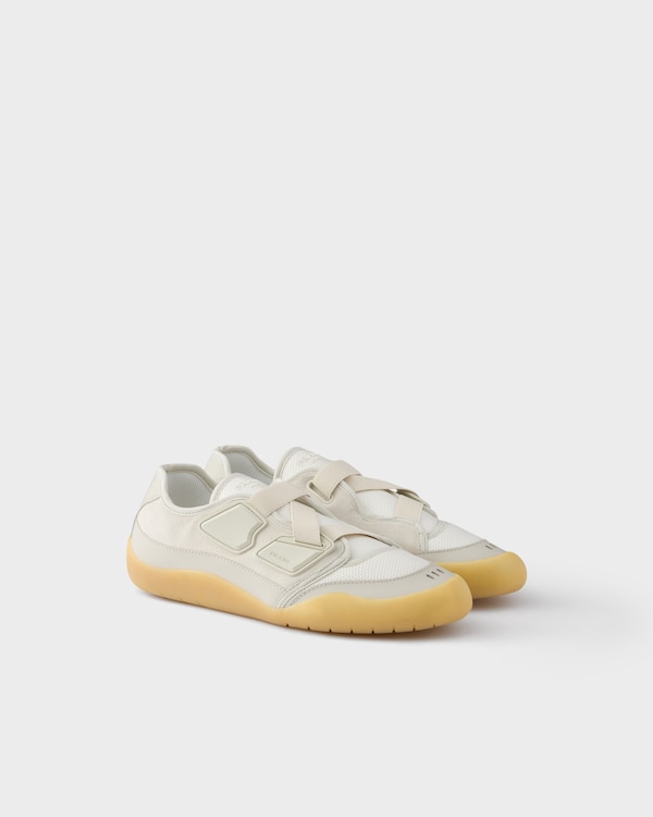 Speedrock Sneaker aus Leder und Meshgewebe - Kristall Speedrock Sneaker aus Leder und Meshgewebe - Kristall