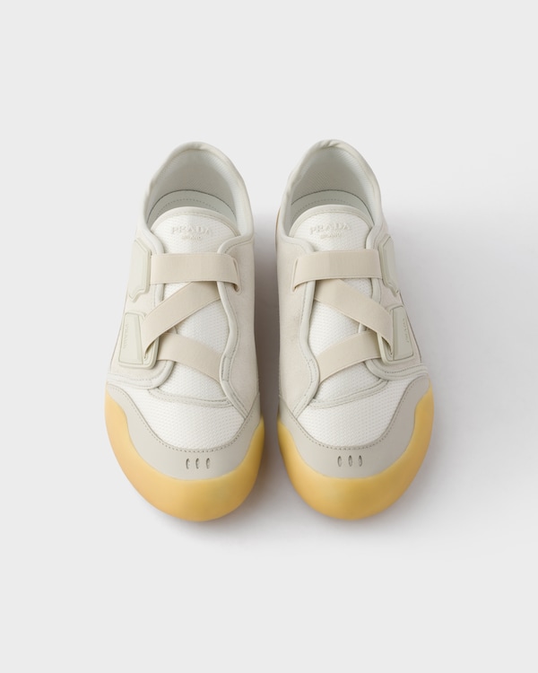 Speedrock Sneaker aus Leder und Meshgewebe - Kristall Speedrock Sneaker aus Leder und Meshgewebe - Kristall