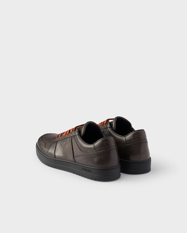 Downtown aged leather sneakers - Gris Ceniza Downtown aged leather sneakers - Gris Ceniza