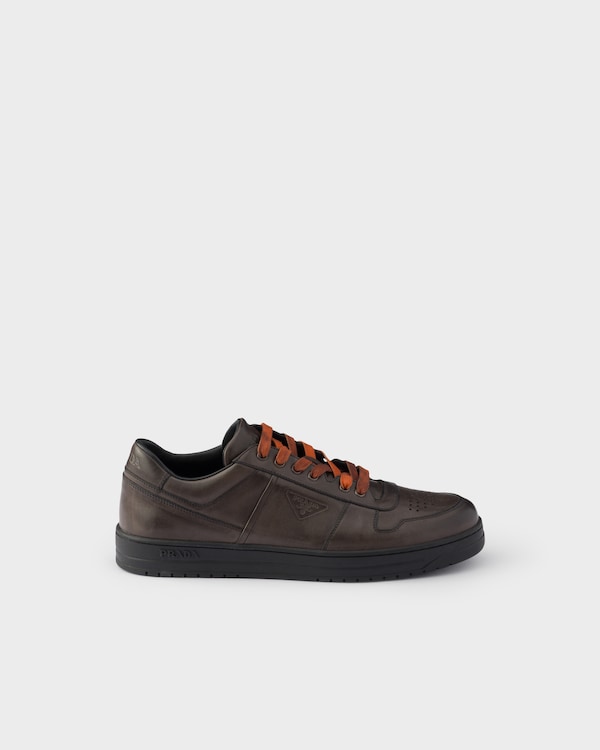 Downtown aged leather sneakers - Gris Ceniza Downtown aged leather sneakers - Gris Ceniza