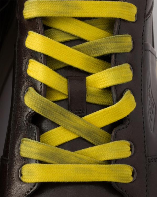 Downtown aged leather sneakers - Teak Downtown aged leather sneakers - Teak