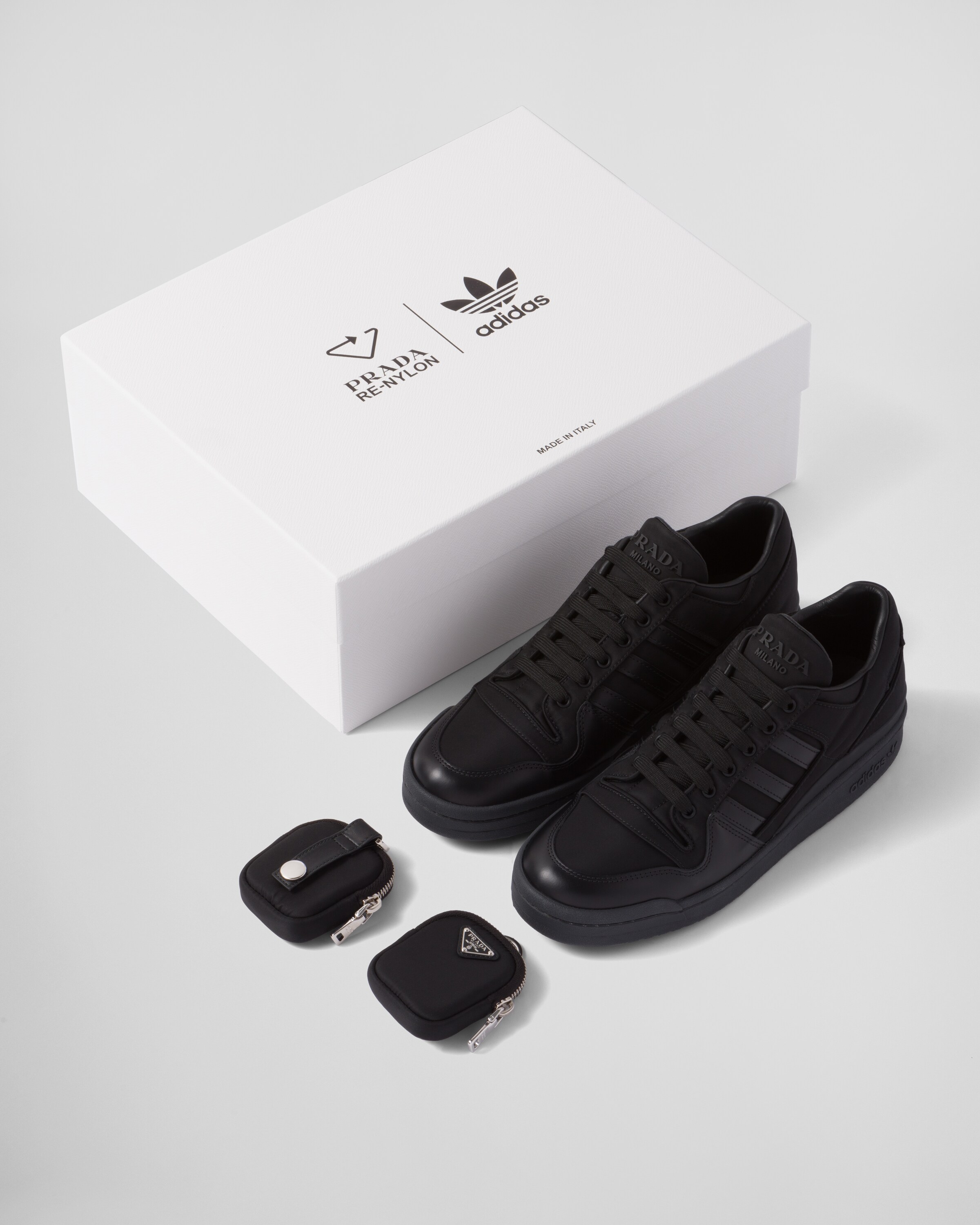 Black adidas for Prada Re-Nylon Forum sneakers | Prada Black adidas for Prada Re-Nylon Forum sneakers | Prada