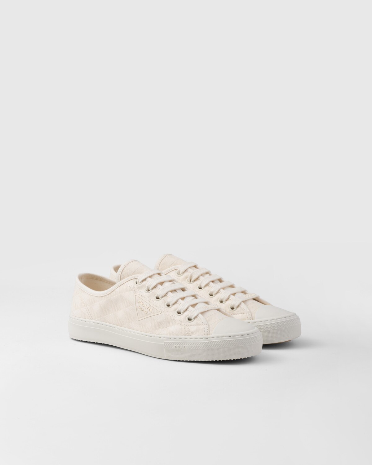 PRA PRINTED COTTON SNEAKERS BALTIC BLUE CANVAS