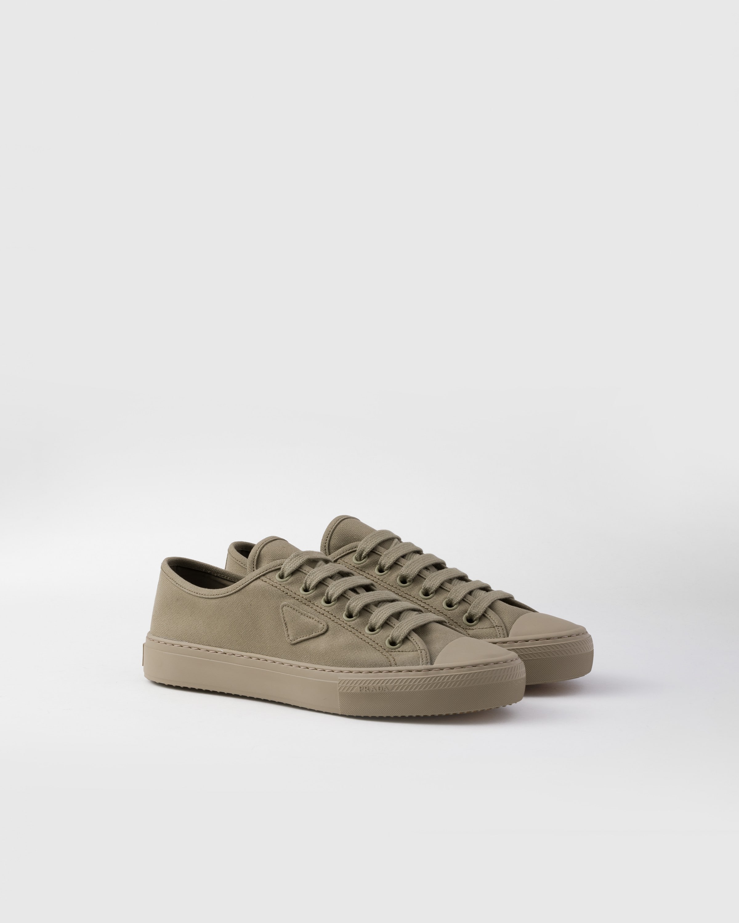 Colonial Beige Hemp sneakers | PRADA