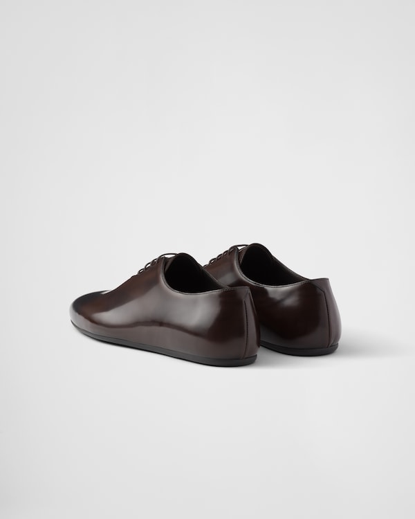 Brushed leather lace-ups - Sienna Brushed leather lace-ups - Sienna