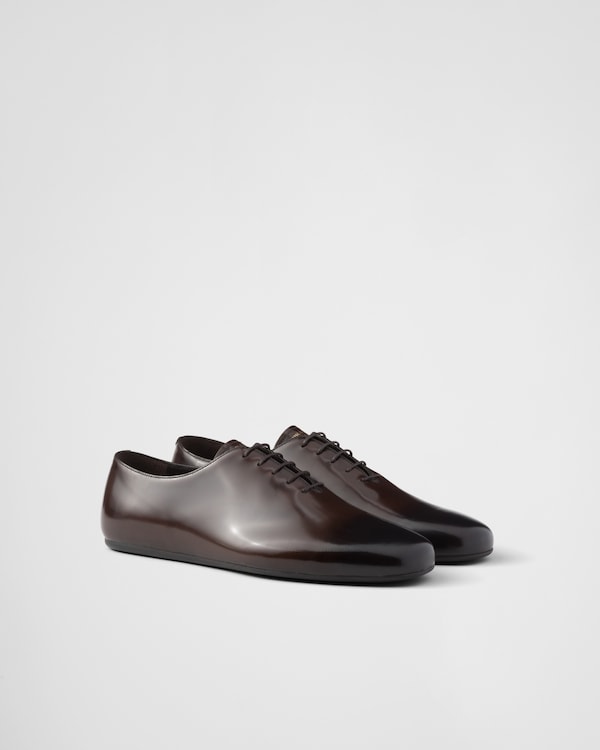 Brushed leather lace-ups - Sienna Brushed leather lace-ups - Sienna