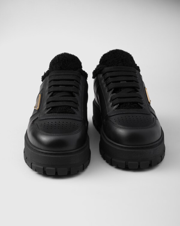 Zapatillas con cordones de piel Zapatillas con cordones de piel