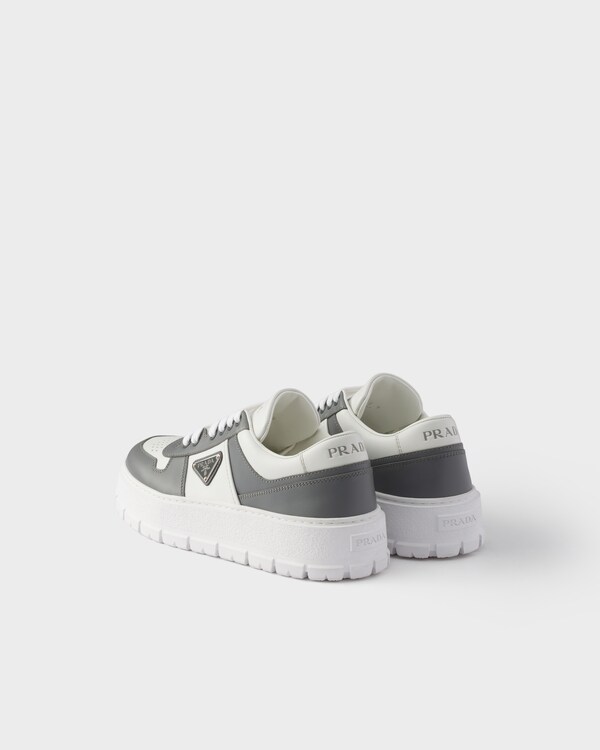 Leather sneakers - White/Steel Leather sneakers - White/Steel