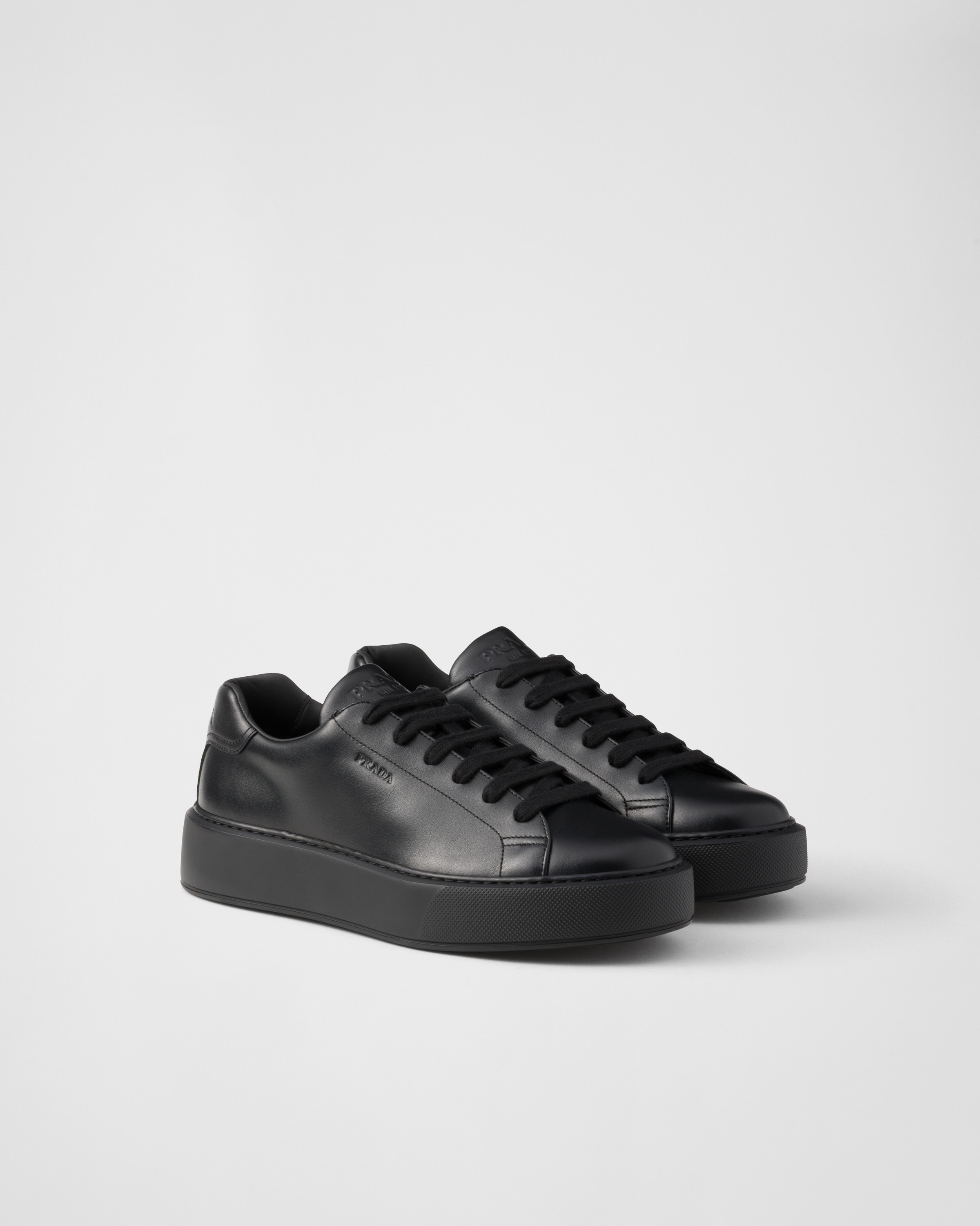 Prada black sneakers mens sale