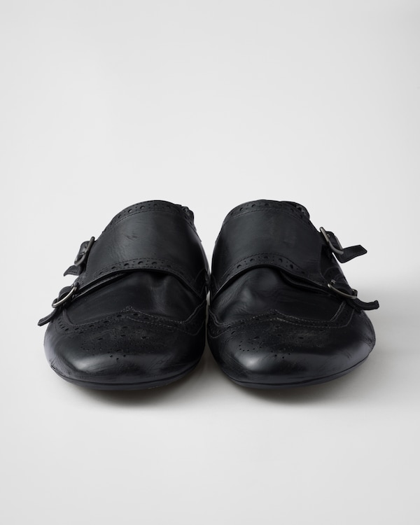 Shuffle double monk strap shoes Shuffle double monk strap shoes