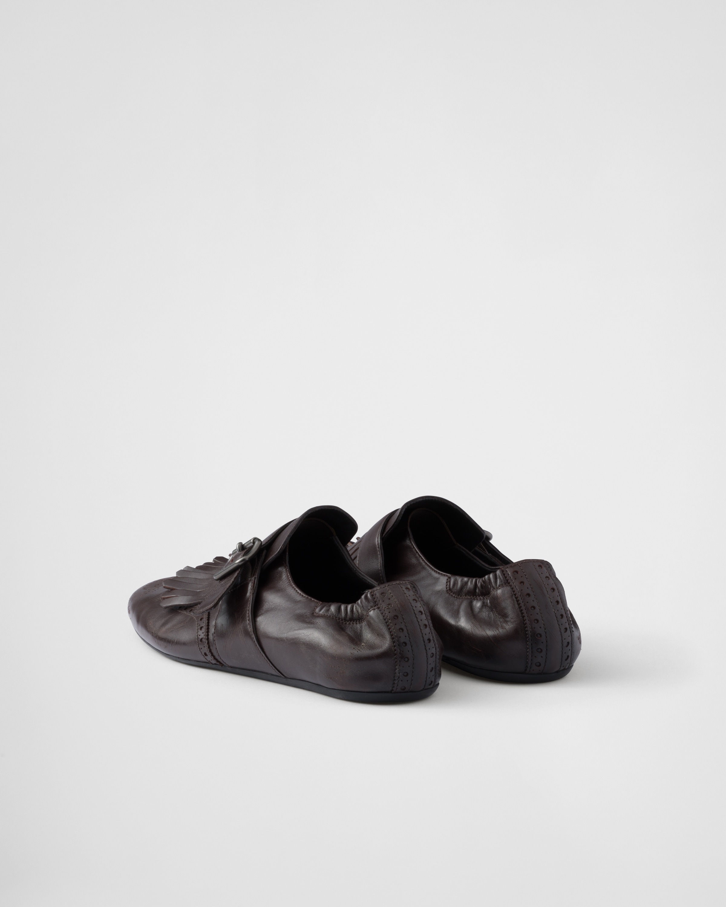 Prada Mary Jane Ballerina Shoes | Black | FARFETCH