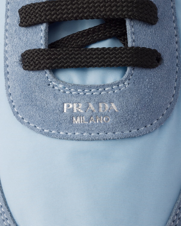 Sneakers élastiques Collapse en Re-Nylon et veau velours Sneakers élastiques Collapse en Re-Nylon et veau velours