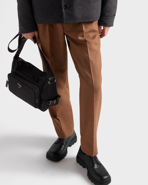 Zapatos Derby en piel estampada Zapatos Derby en piel estampada