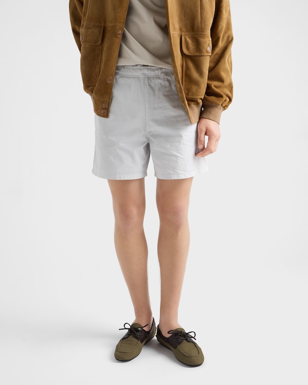 Shuffle aged canvas and leather boat shoes - Military Green Shuffle aged canvas and leather boat shoes - Military Green