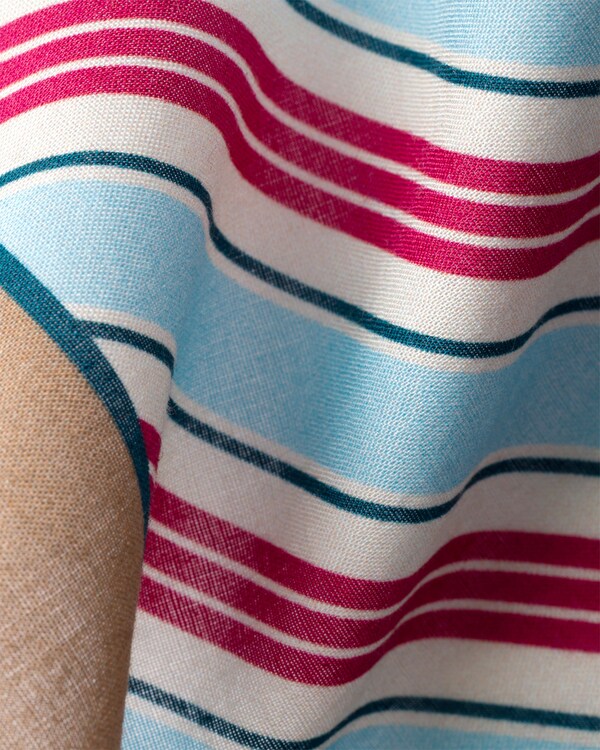 Printed cotton twill scarf - Astral Blue Printed cotton twill scarf - Astral Blue