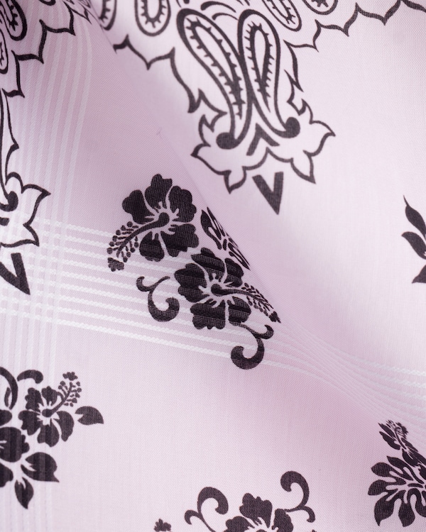 Foulard en batiste imprimée - Blanc Albâtre / Blanc Foulard en batiste imprimée - Blanc Albâtre / Blanc