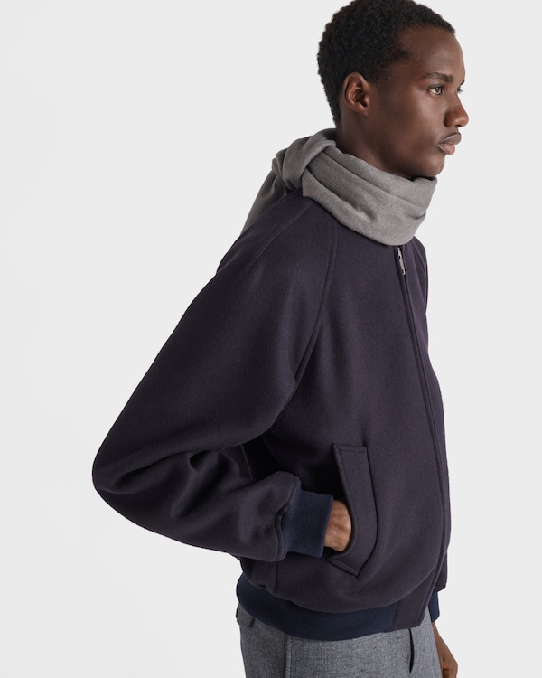 Silk and cashmere scarf - Marble Gray Silk and cashmere scarf - Marble Gray