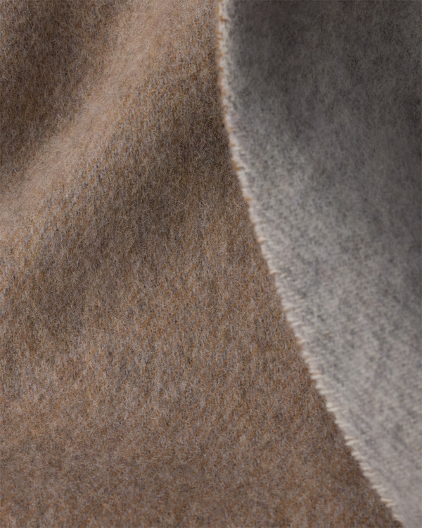 Cashmere and wool scarf - Taupe/Cloudy Gray Cashmere and wool scarf - Taupe/Cloudy Gray