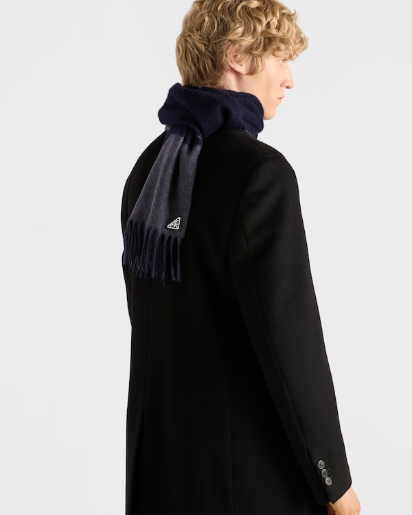 Cashmere scarf - Blue/Slate Gray Cashmere scarf - Blue/Slate Gray