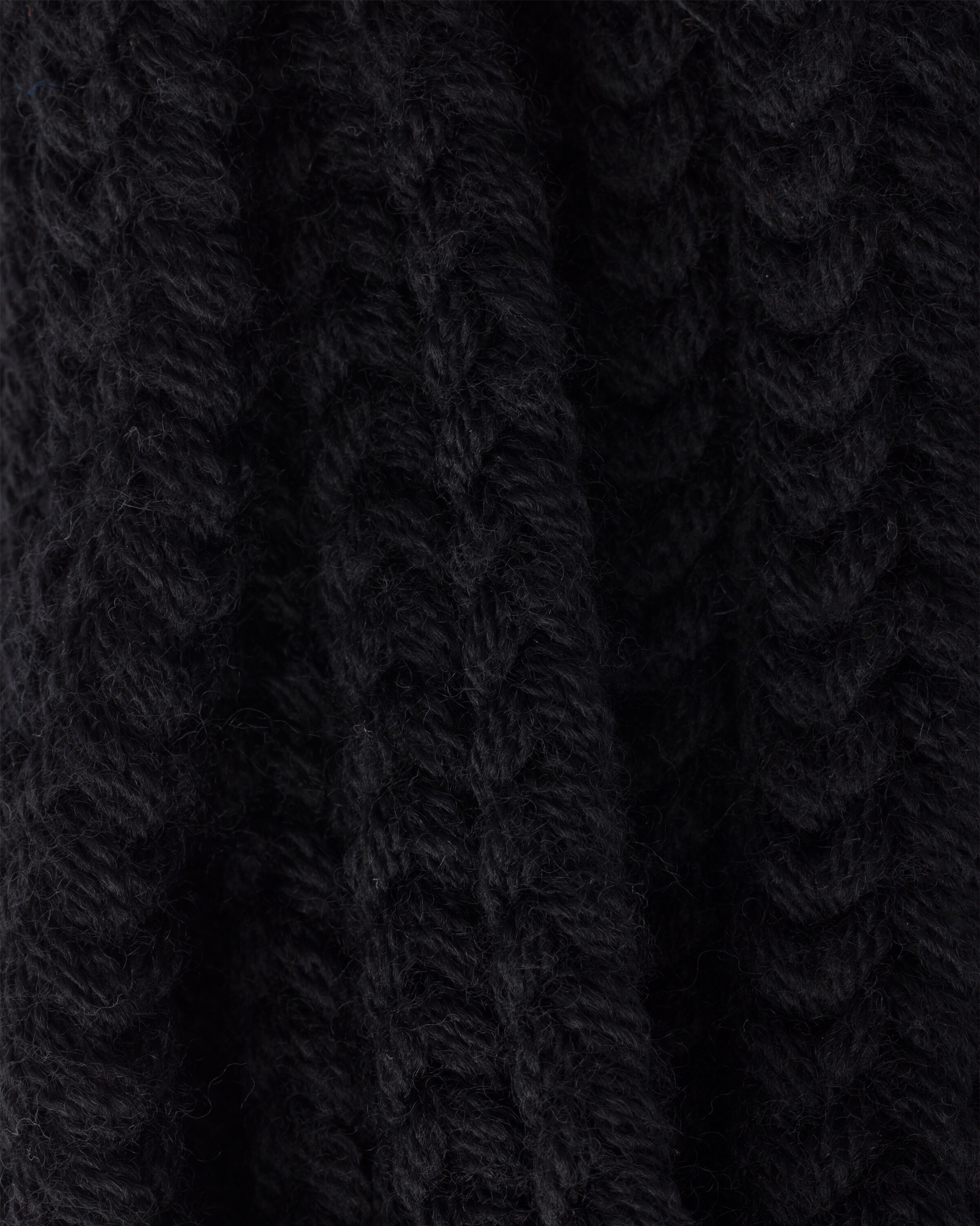Black Wool Scarf | PRADA - Japan