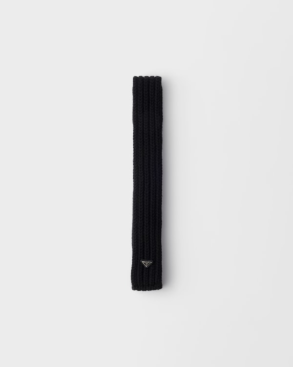 Wool scarf - Black Wool scarf - Black