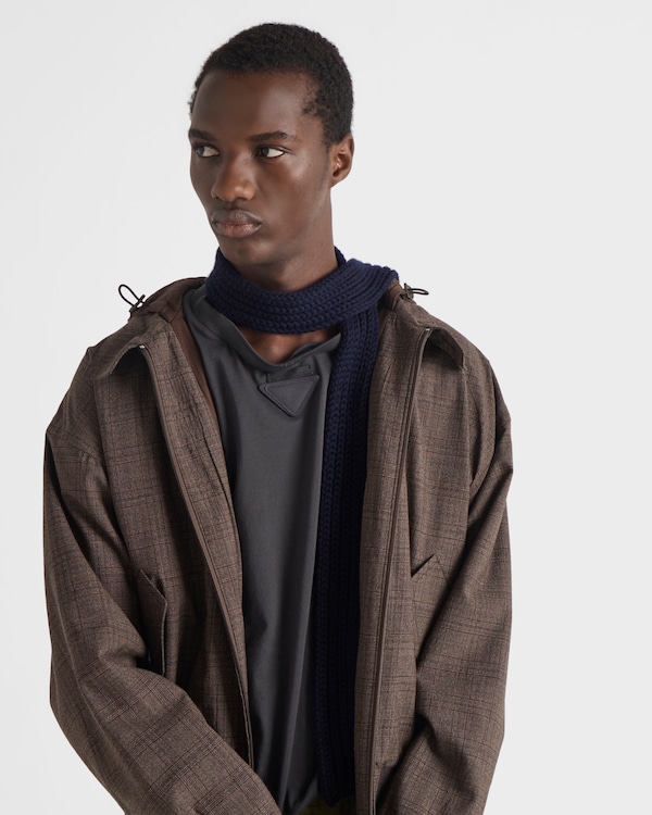 Wool scarf - Navy Wool scarf - Navy