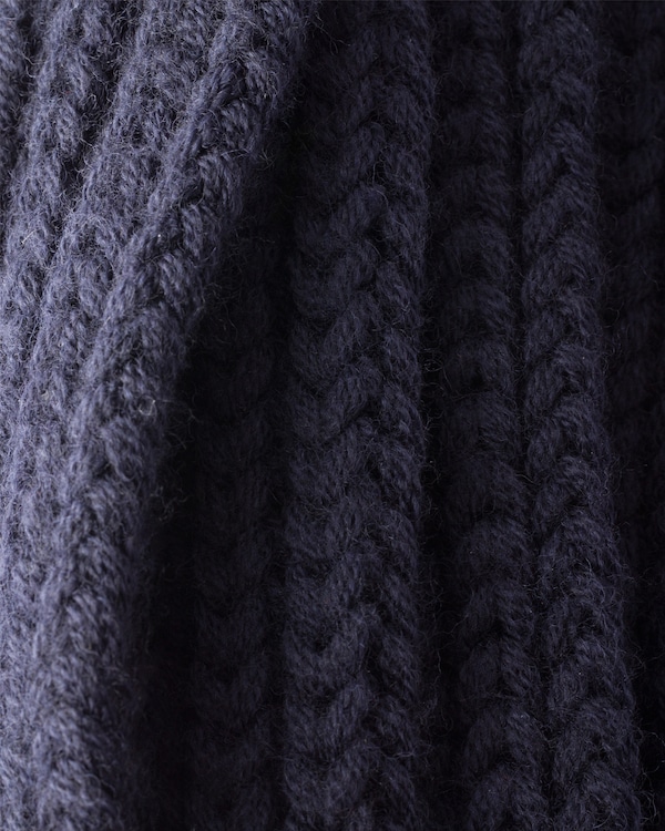 Wool scarf - Navy Wool scarf - Navy