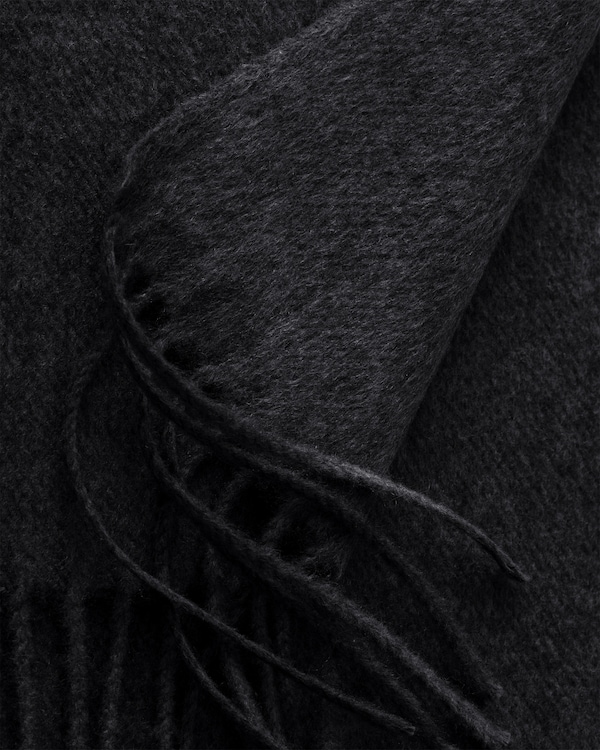 Silk and cashmere scarf - Black Silk and cashmere scarf - Black