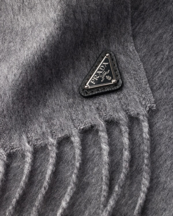 Silk and cashmere scarf - Grey Silk and cashmere scarf - Grey