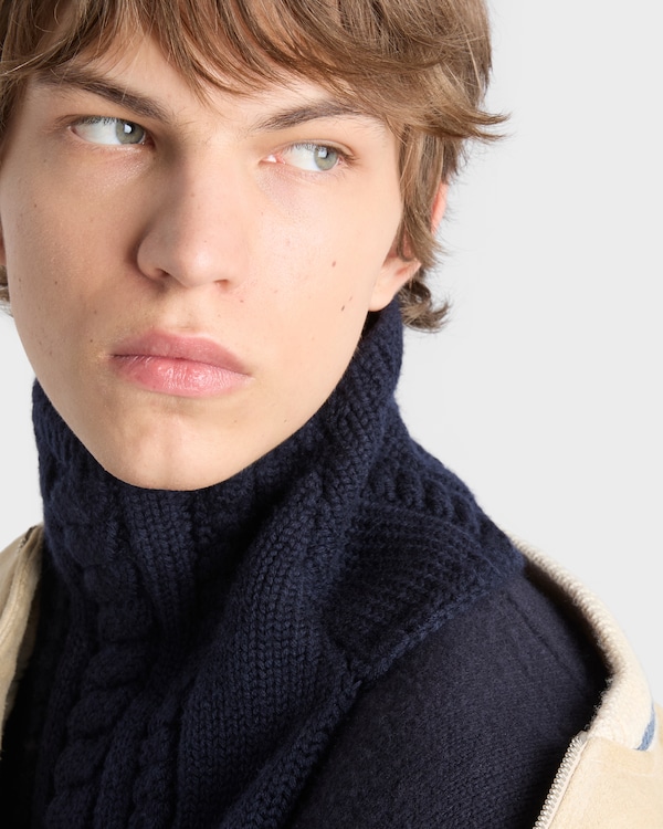Wool neck warmer - Navy Wool neck warmer - Navy