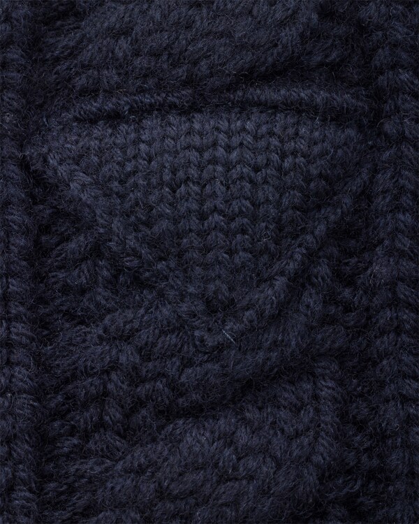 Wool neck warmer - Navy Wool neck warmer - Navy