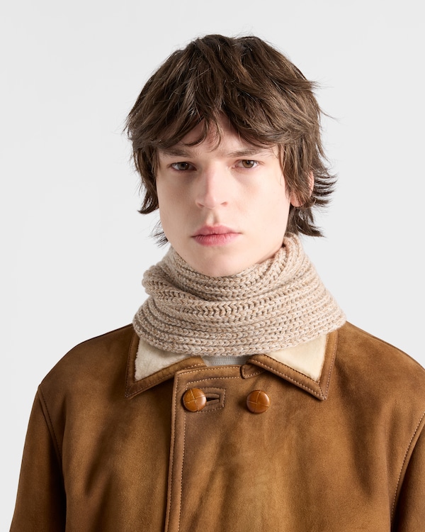 Wool and cashmere scarf - Desert/Camel Wool and cashmere scarf - Desert/Camel