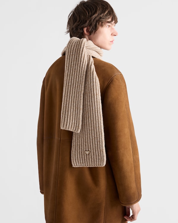 Wool and cashmere scarf - Desert/Camel Wool and cashmere scarf - Desert/Camel
