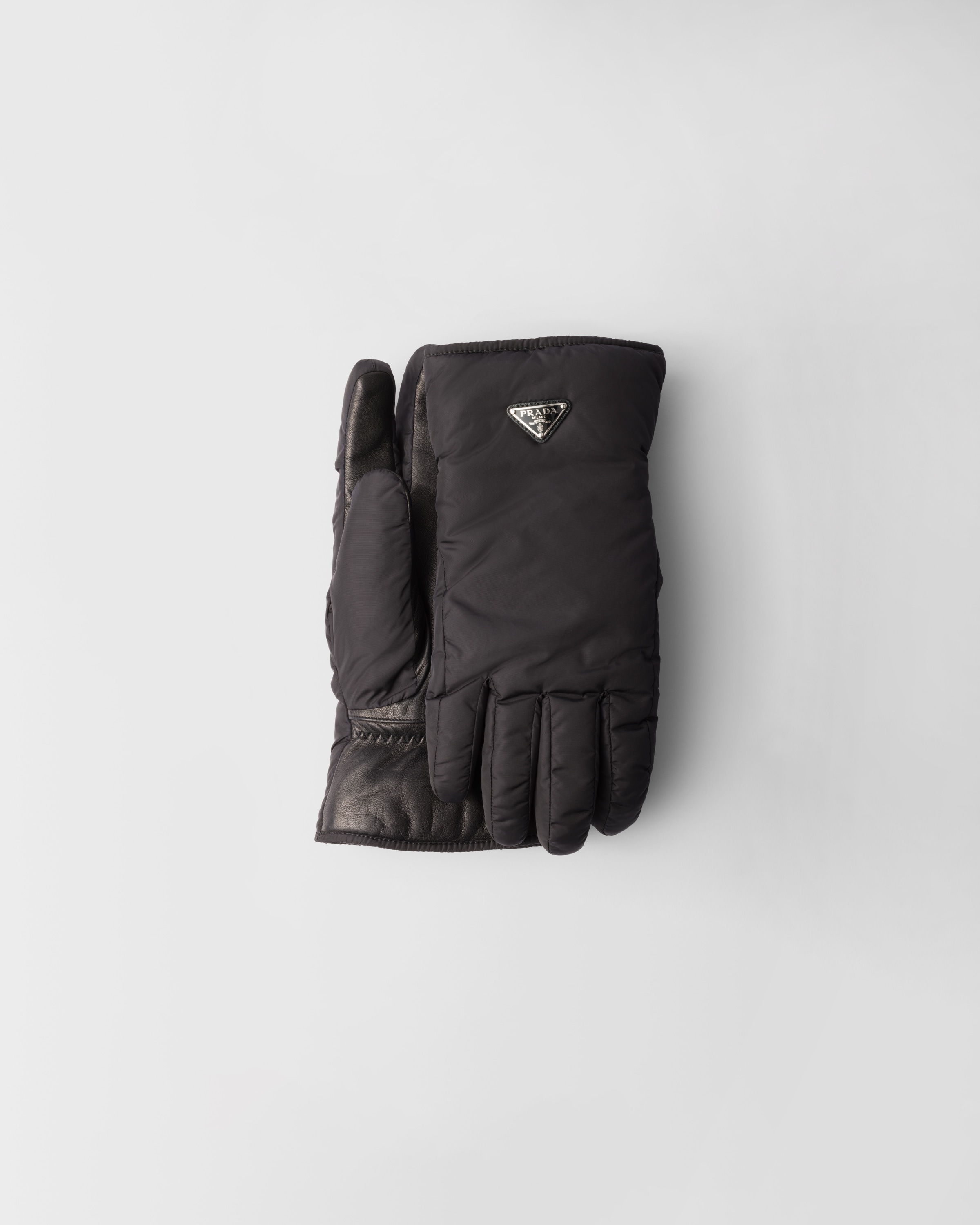 手袋 PRADA BLACK STRETCH WOOL BLEND GLOVES 60016cfed7f8ea3e4cdb83786ef0cb