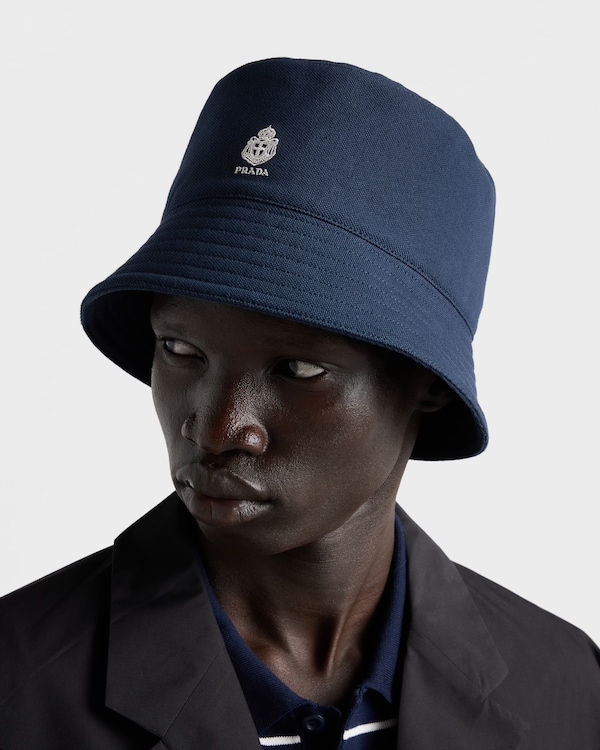 Old piqué bucket hat - Navy Old piqué bucket hat - Navy