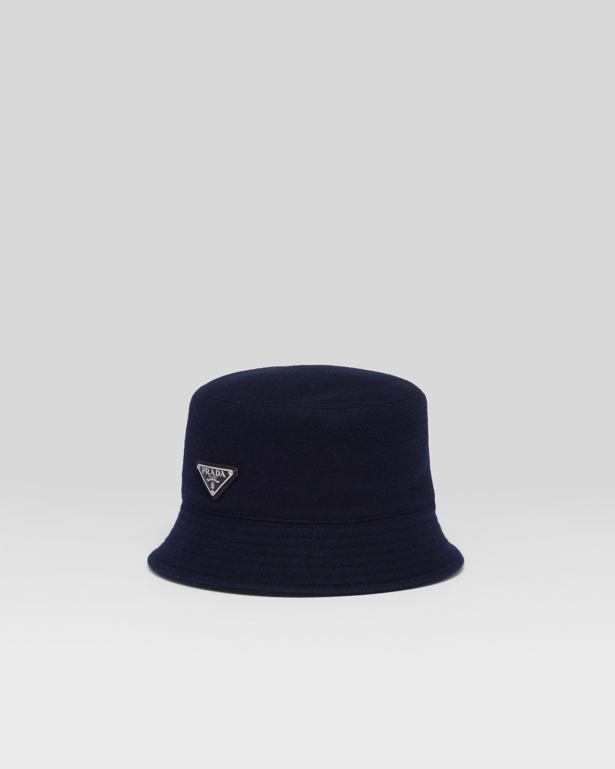 Navy Loden Bucket Hat | Prada Navy Loden Bucket Hat | Prada