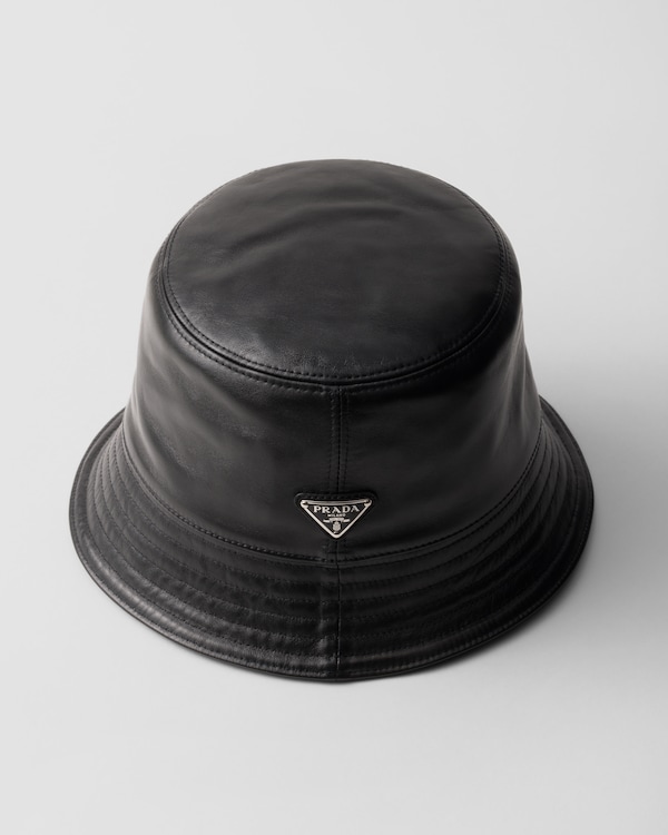 ナッパレザー バケットハット ナッパレザー バケットハット