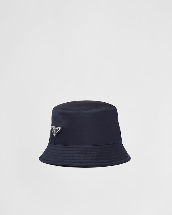 ブラック ナッパレザー バケットハット | PRADA